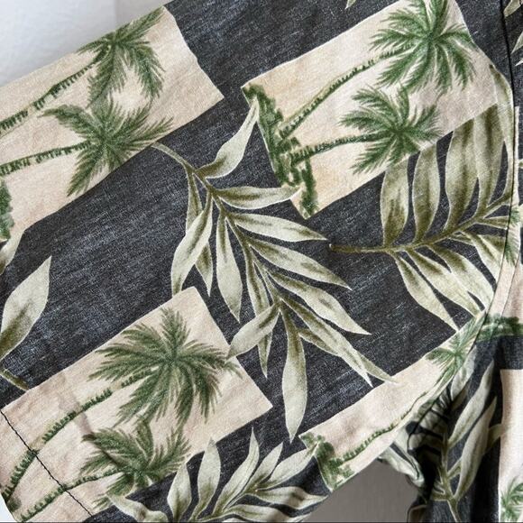 Ono & Company Men’s Aloha Palm Hawaii Hawaiian Button Front Shirt Large - Picture 4 of 8
